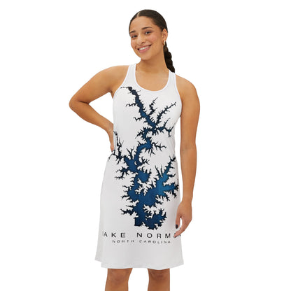 Lake Norman Women's Racerback Dress - Breezy Summer Style for Lake Lovers