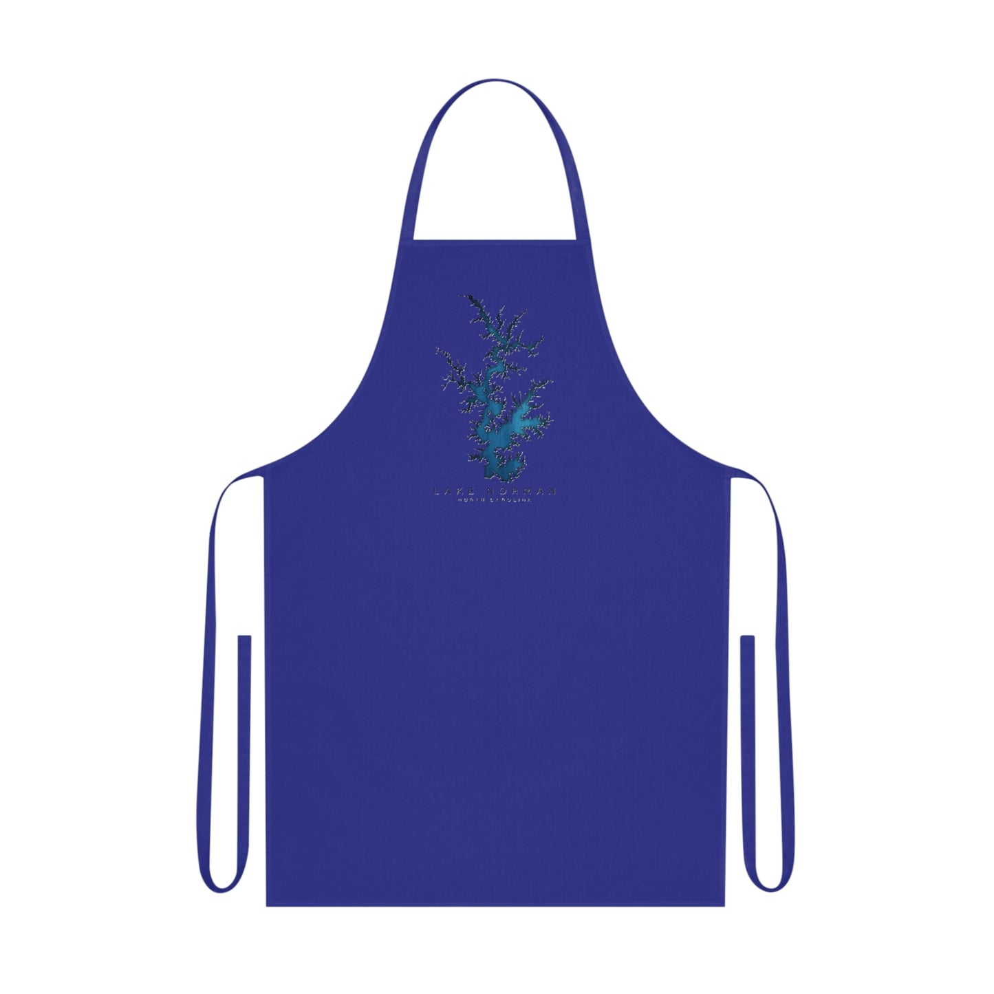 Stylish Cotton Apron with Artistic Blue Design | Perfect Gift for Chefs and Home Cooks