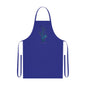 Stylish Cotton Apron with Artistic Blue Design | Perfect Gift for Chefs and Home Cooks