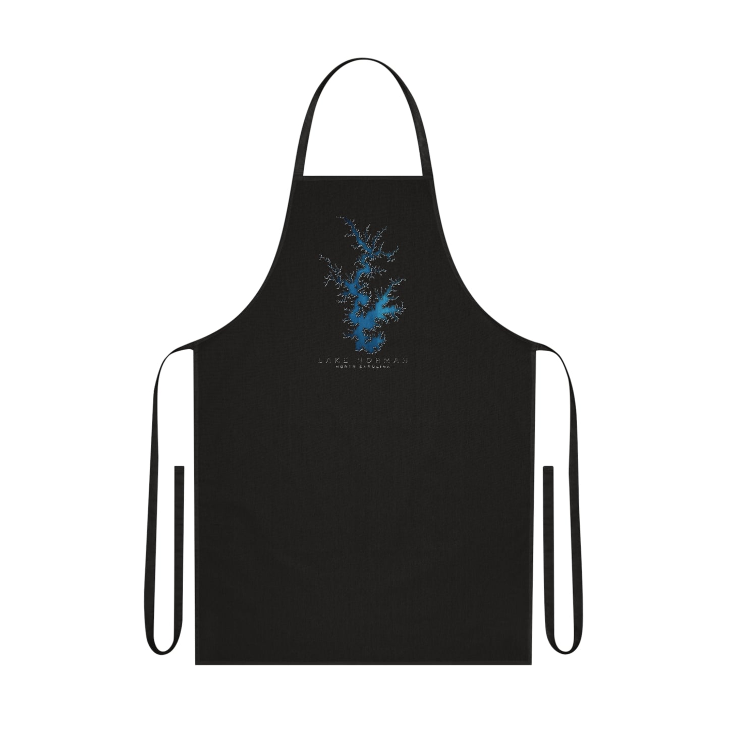 Stylish Cotton Apron with Artistic Blue Design | Perfect Gift for Chefs and Home Cooks